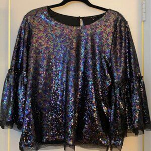 Holiday Sequin Top